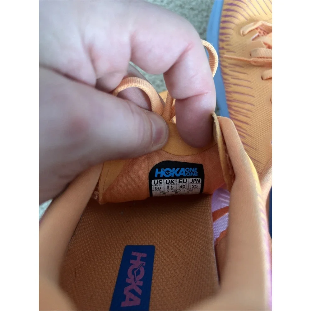 Hoka One One Rincon 3 Womens Running Shoes 1119396 MOCY Orange US 8B
